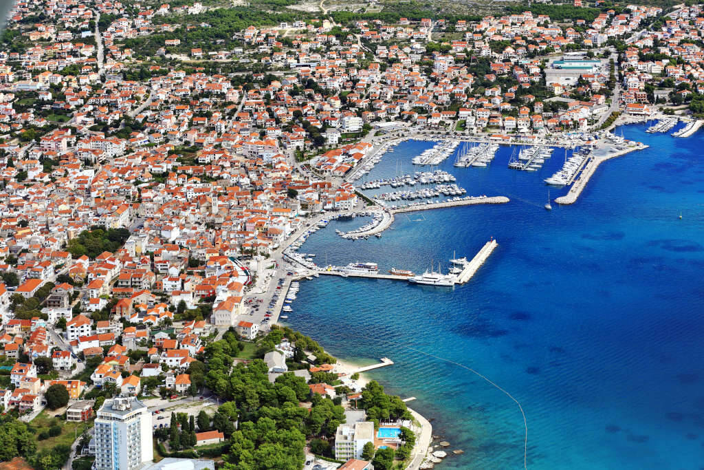 Marina Vodice in Croatia.